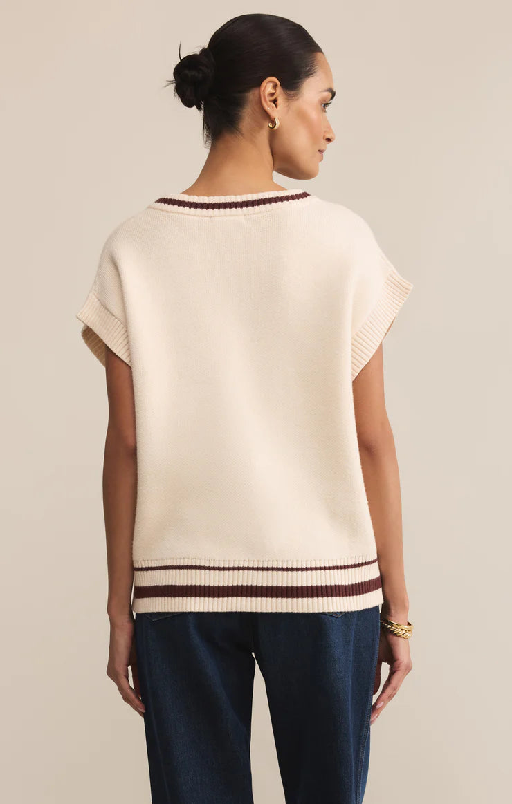 Fletcher Sweater Vest | Crystal