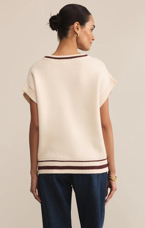 Fletcher Sweater Vest | Crystal