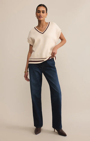 Fletcher Sweater Vest | Crystal