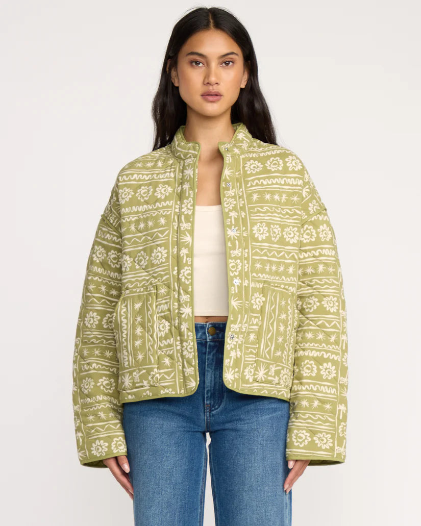 Folk Story Jacket | Green Tea