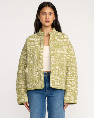 Folk Story Jacket | Green Tea