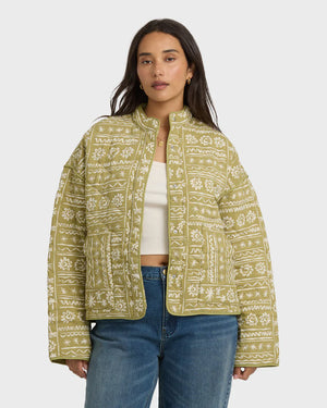 Folk Story Jacket | Green Tea