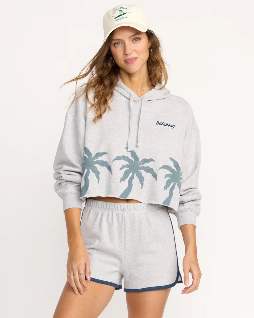 Triple Palms P/O Hoodie | Grey