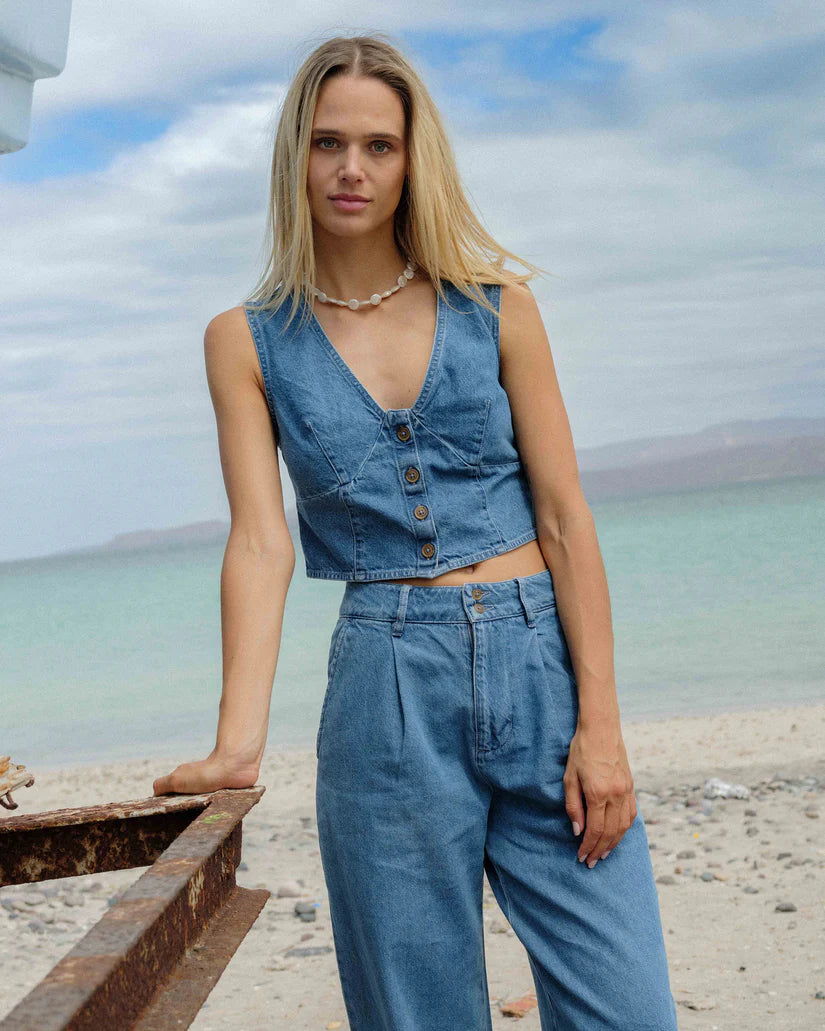 Indigo Skies Top | Salt Washed