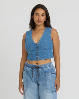 Indigo Skies Top | Salt Washed