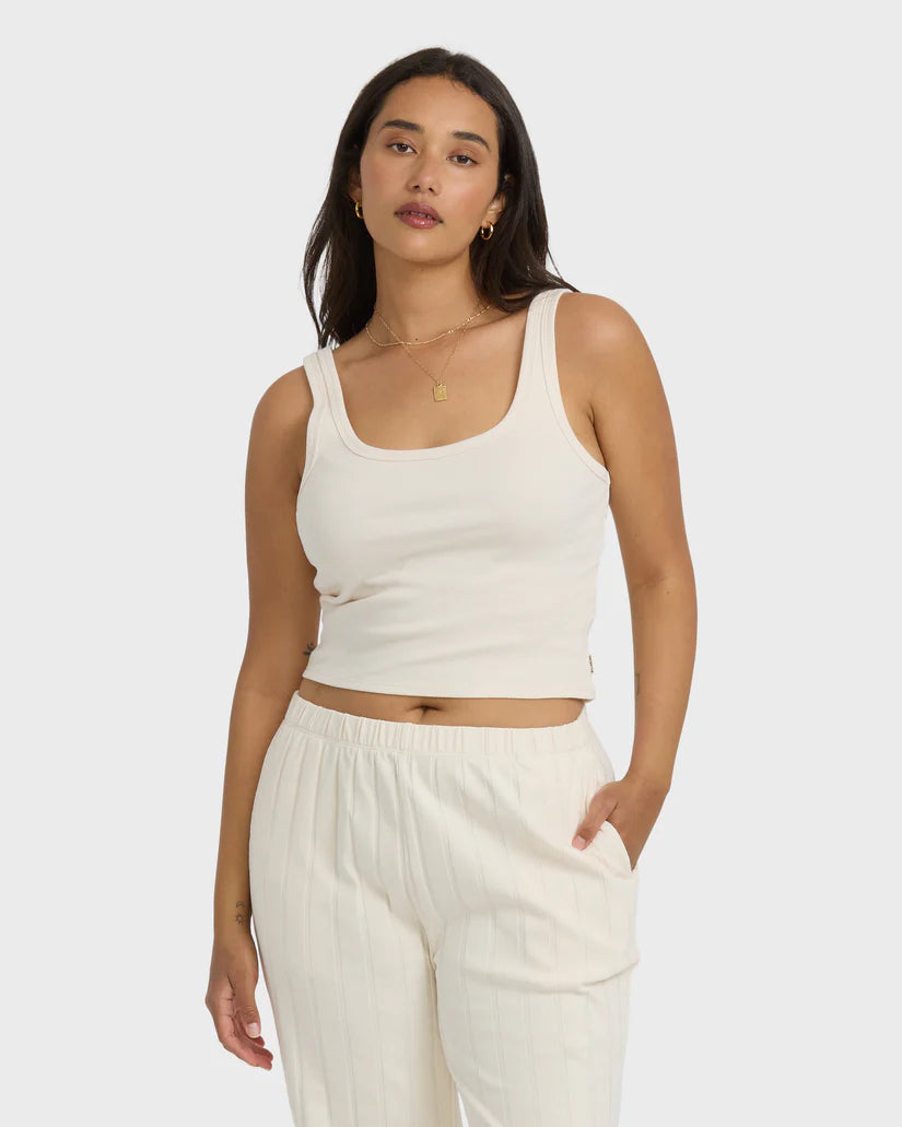 Goddess Knit Tank | Whitecap