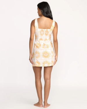 Sunlit Sky Mini Dress | Salt Crystal