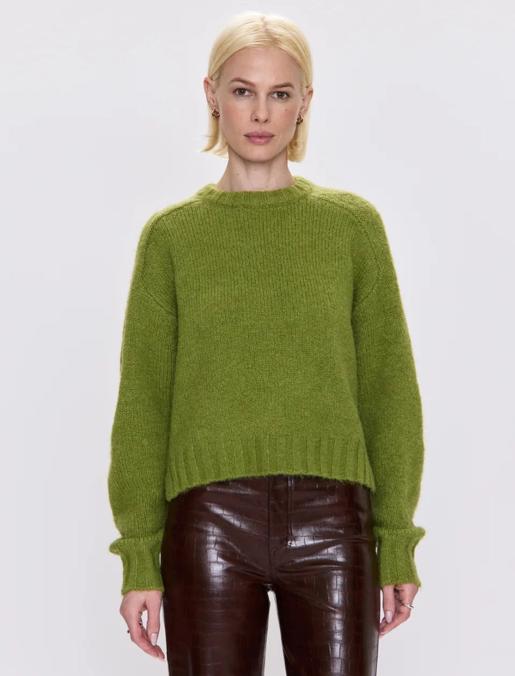 Adina Everyday Sweater | Pea Green