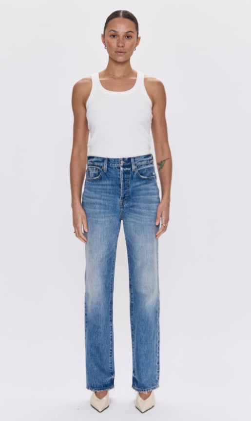 Cassie Super High Rise Straight | Serpentine Vintage