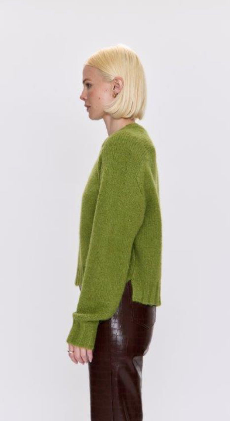 Adina Everyday Sweater | Pea Green
