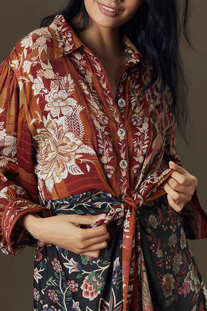 Winter Garden Mix Mini Dress