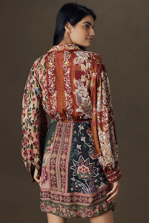 Winter Garden Mix Mini Dress