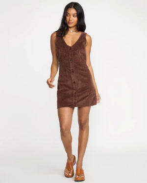 Last Waves Dress | Espresso