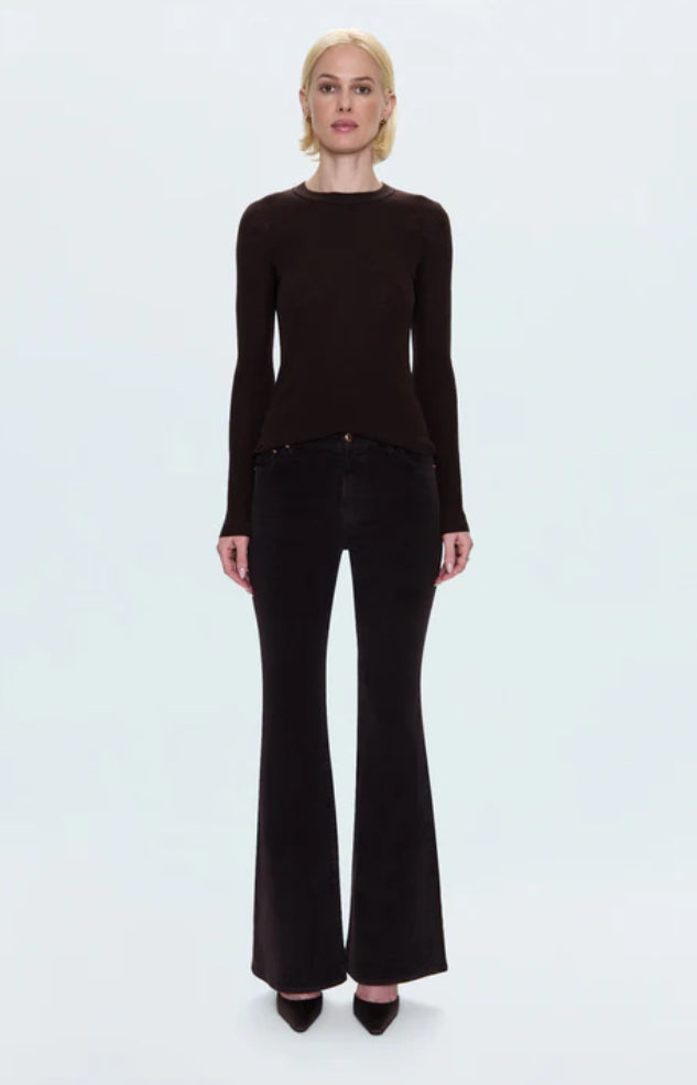 Kinsley Mid Rise Ultra Flare | Mocha