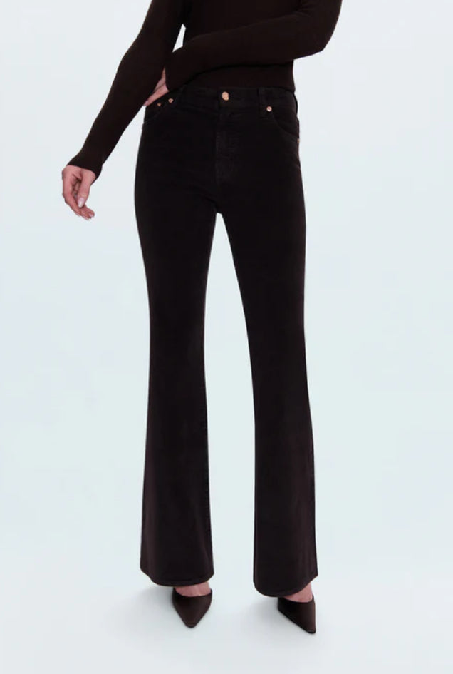 Kinsley Mid Rise Ultra Flare | Mocha