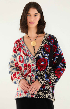 Mixed Valentina Black Knit Cardigan