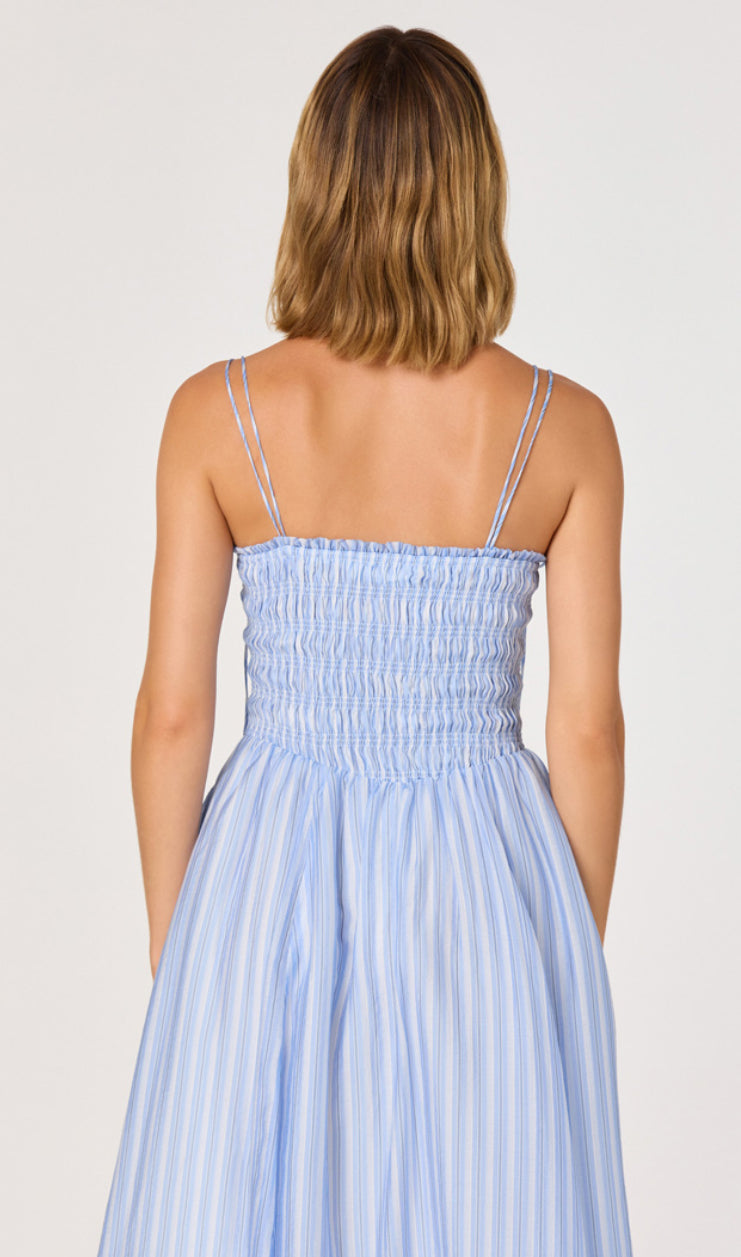 Lahela Dress | Blue Stripe