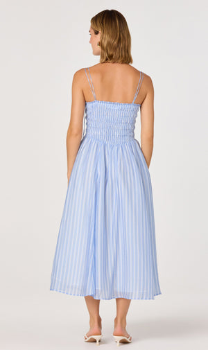 Lahela Dress | Blue Stripe
