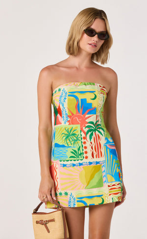 Fatima Dress | Sunset Oasis