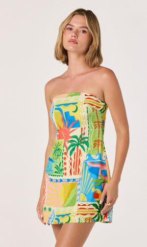 Fatima Dress | Sunset Oasis