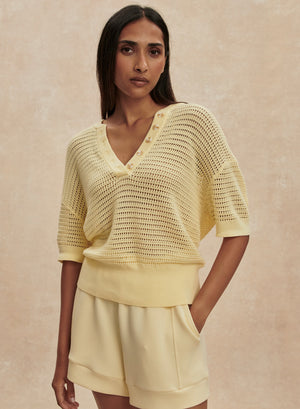 Callie Knit Top | Anise Flower