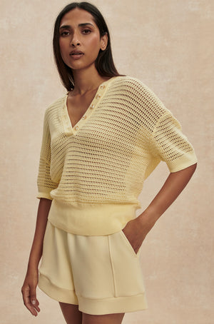 Callie Knit Top | Anise Flower