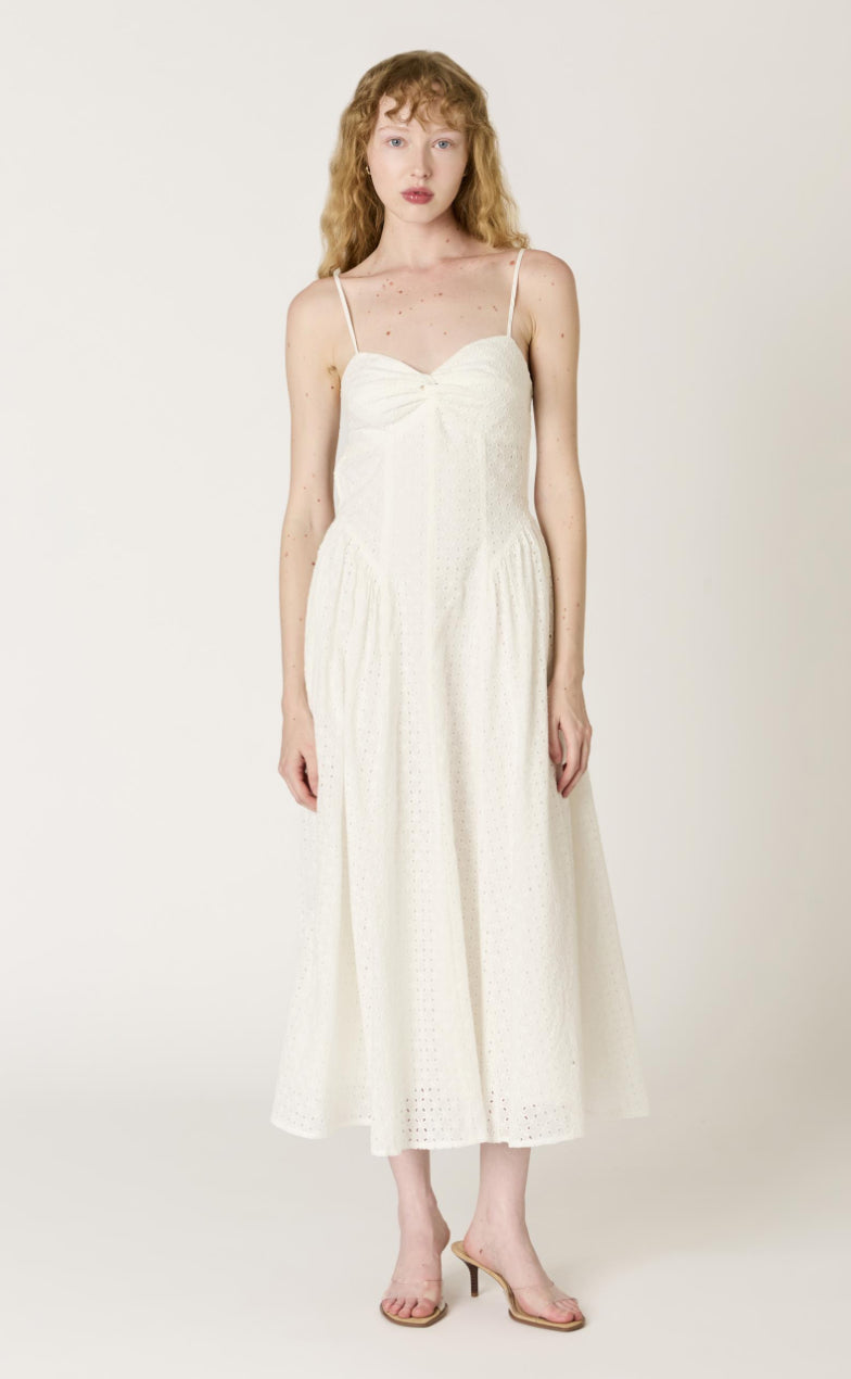 Destene Dress | White