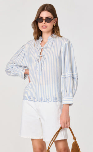 Taliyah Top | Blue Stripe