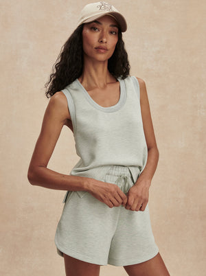 Coulter High Rise Short 3.5 | Mint Green Marl