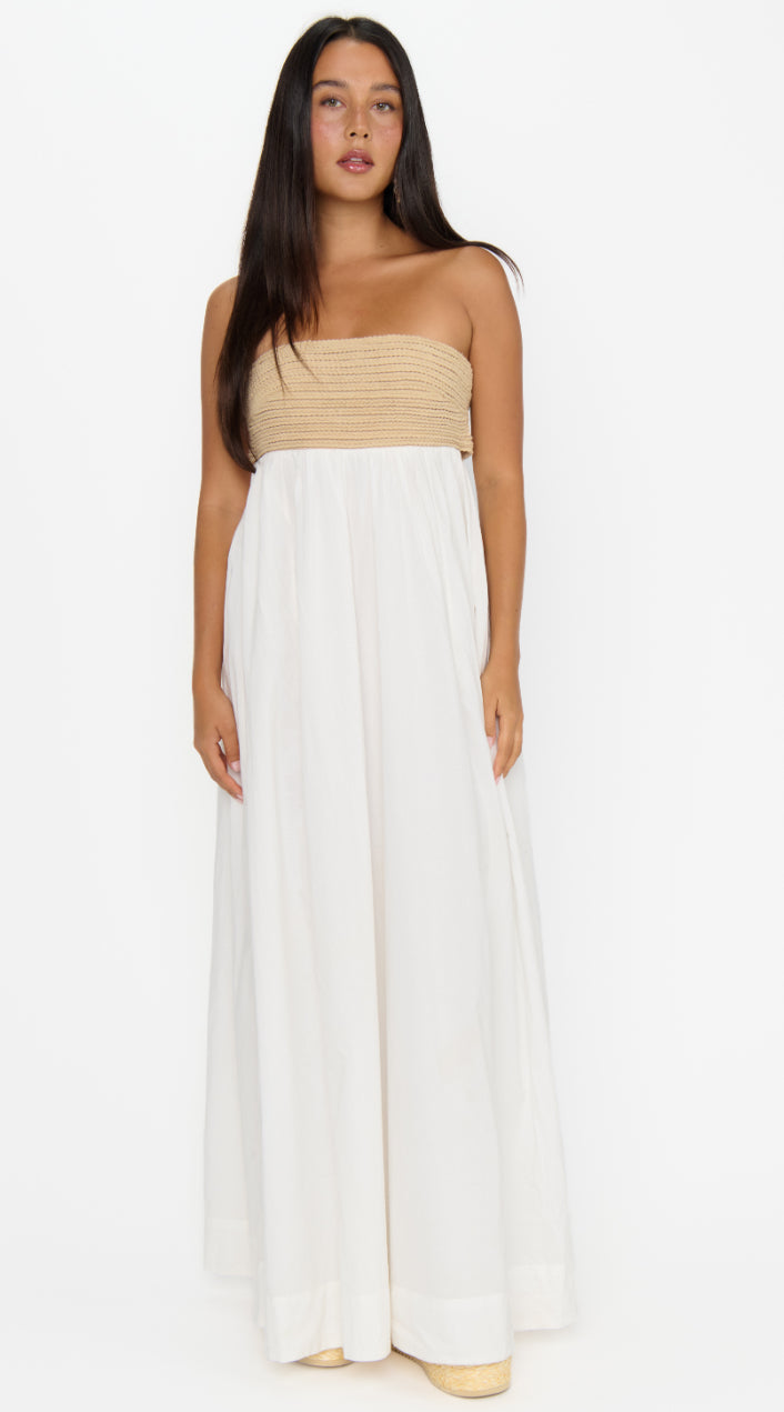 Dockside Maxi Dress | White Voile