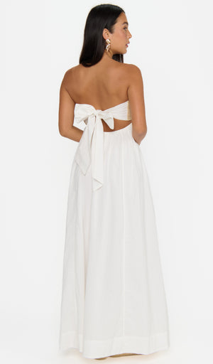 Dockside Maxi Dress | White Voile