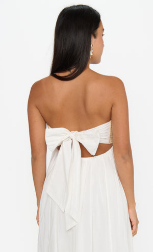Dockside Maxi Dress | White Voile