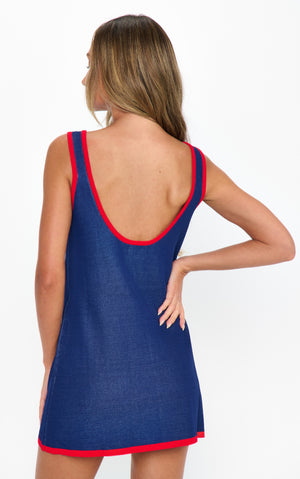 Next Stop Mini Dress | Sardines Knit