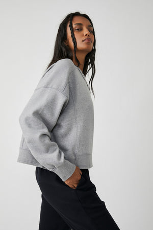 Intercept Pullover SS | Heather Grey