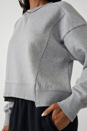 Intercept Pullover SS | Heather Grey