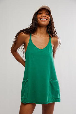 Hot Shot Mini Dress | Green Glow