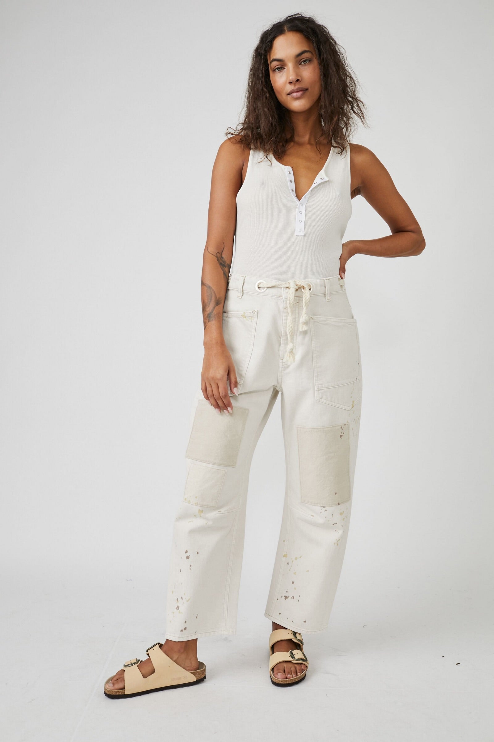 Moxie Low Slung Pull On | White