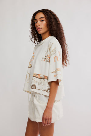 Mountain View Graphic Tee | Ivory Combo