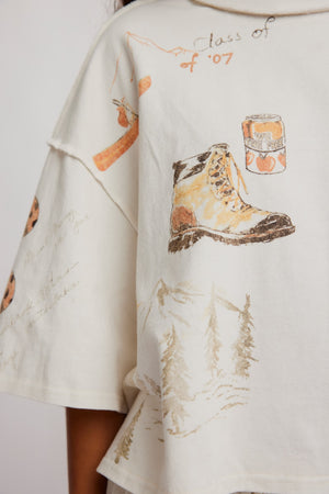 Mountain View Graphic Tee | Ivory Combo