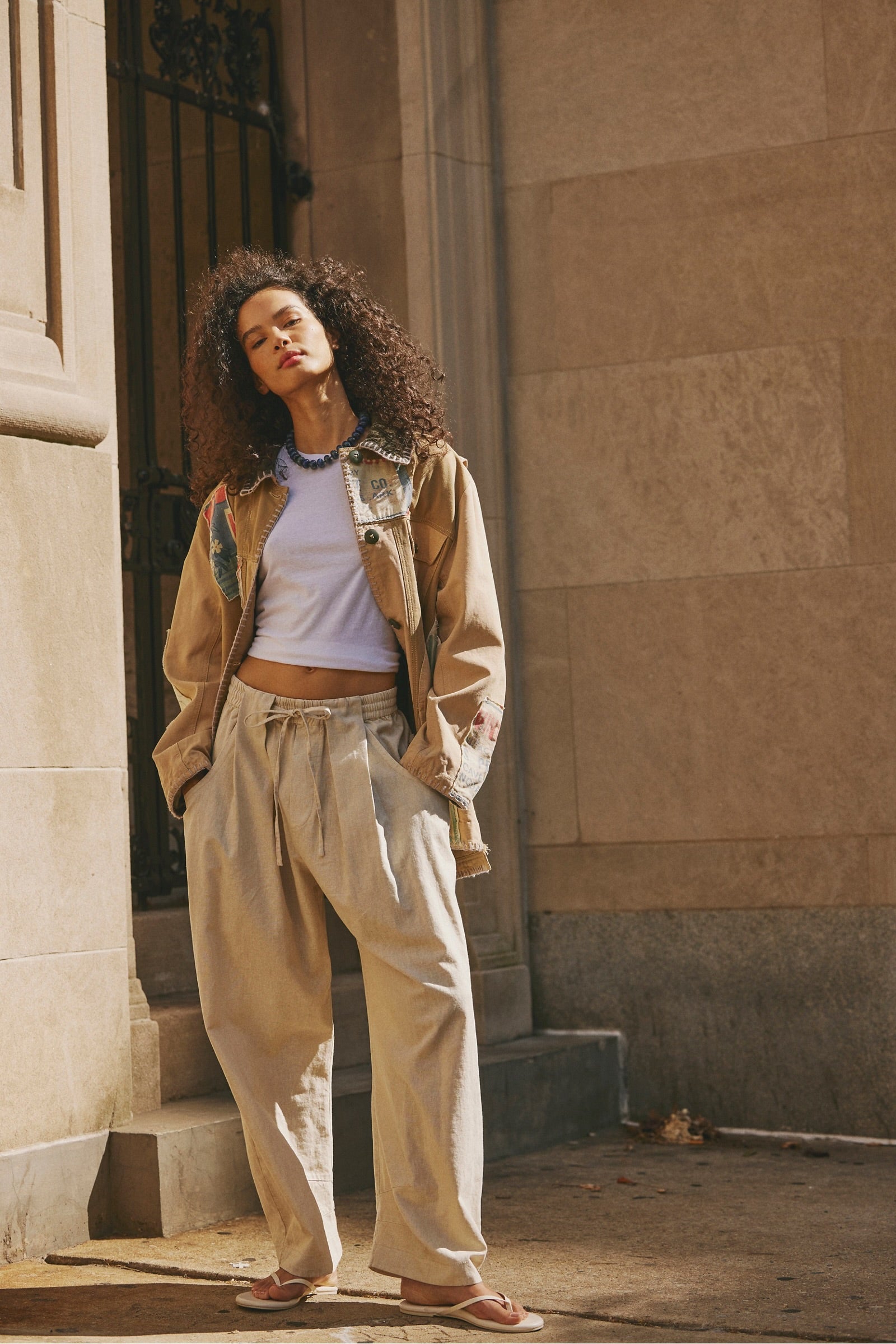 Chambers Laid Back Pullon Pant | Summer Sand