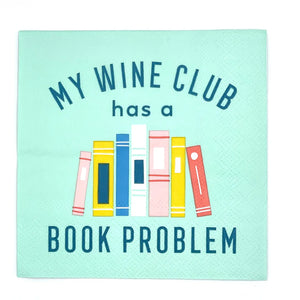 Book Club Cocktail Funny Napkins | My Wine Club