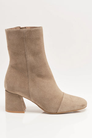 Wisteria Suede Ankle Boot | Taupe Sand
