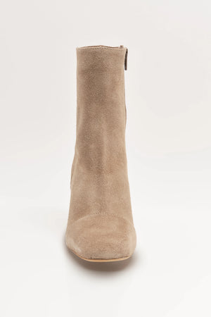 Wisteria Suede Ankle Boot | Taupe Sand