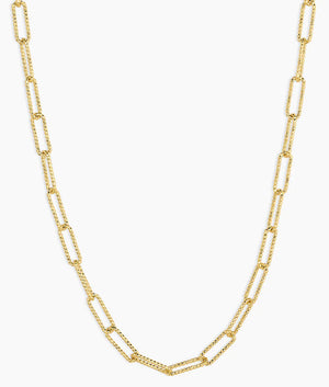 Crew Link Necklace | Gold