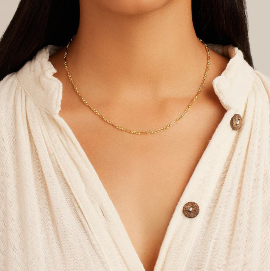 Reed Mini Necklace | Gold