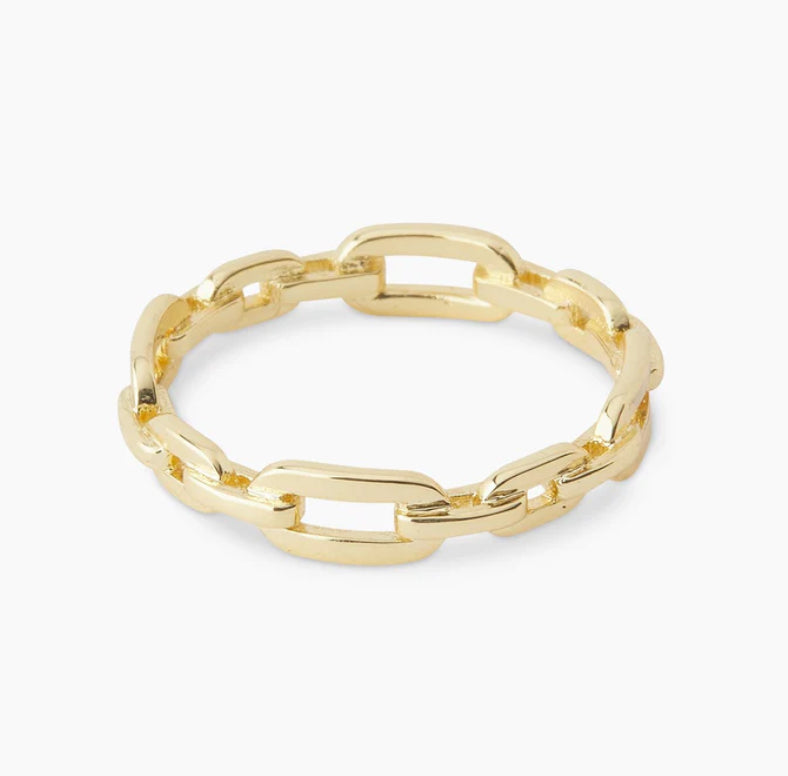 Parker Link Ring | Gold | 6