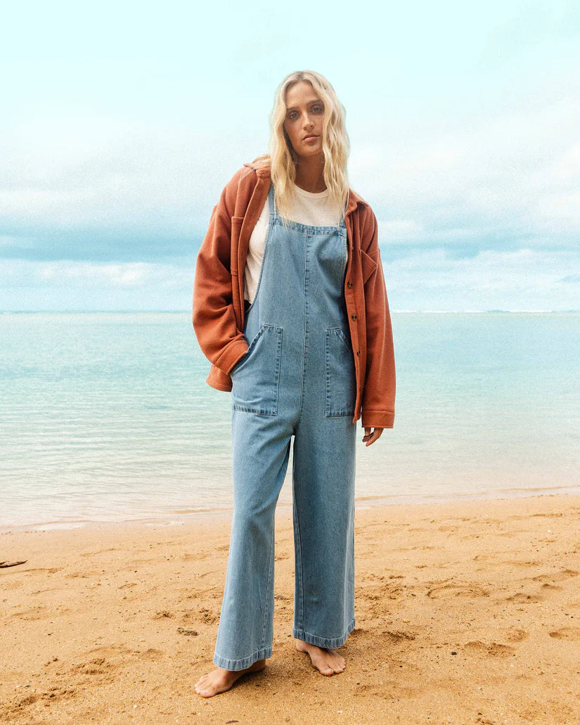 Pacific Time Denim Overall | Superblast