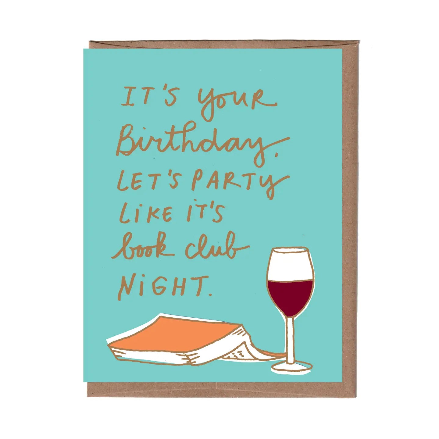 Scratch & Sniff Book Club Birthday Greeting Card