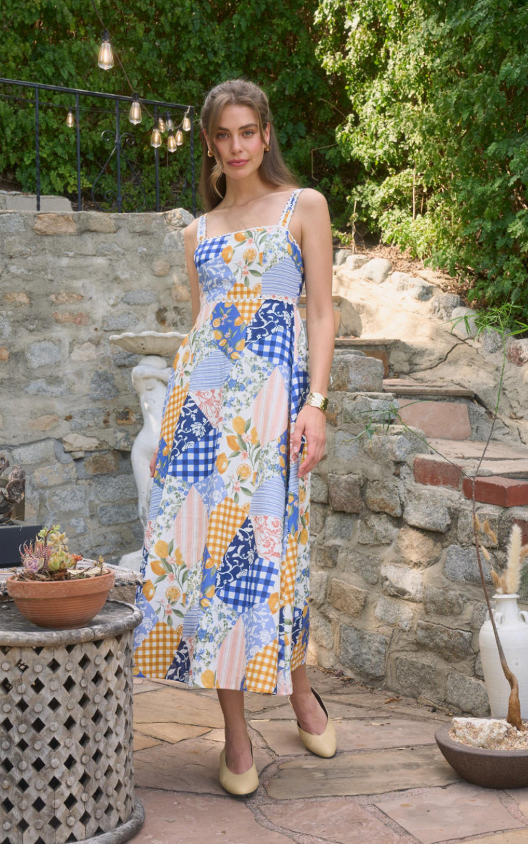 Sleeveless Ric Rac Midi | Multi