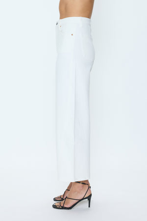 Kyra High Rise Bowed Ankle | Antique White